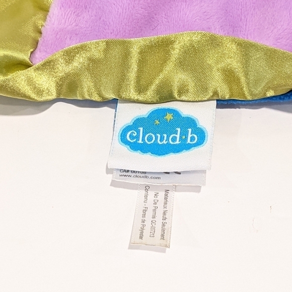 CLOUD b Chameleon lizard security blanket lovey - Picture 6 of 6